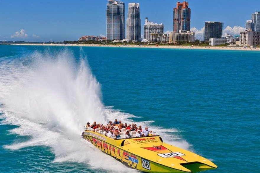 Tour en lancha rápida de Miami con Star Island y vistas a la playa del