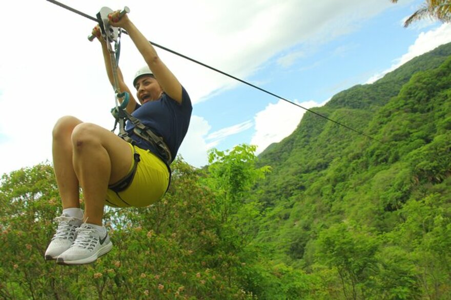 Zipline Canopy Adventure Tour y degustación de tequila Eco Park Puerto