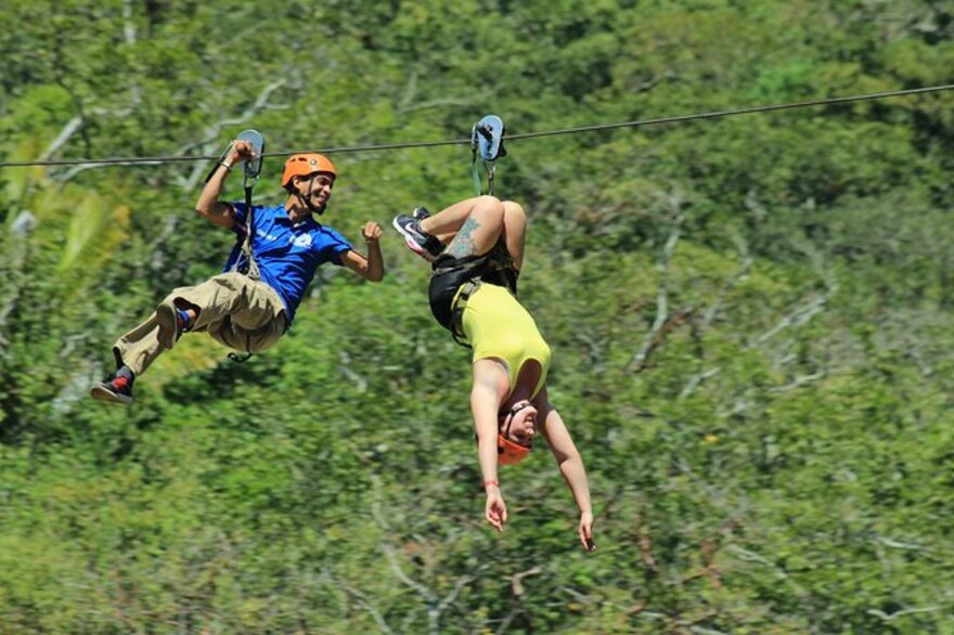 Zipline Canopy Adventure Tour y degustación de tequila Eco Park Puerto