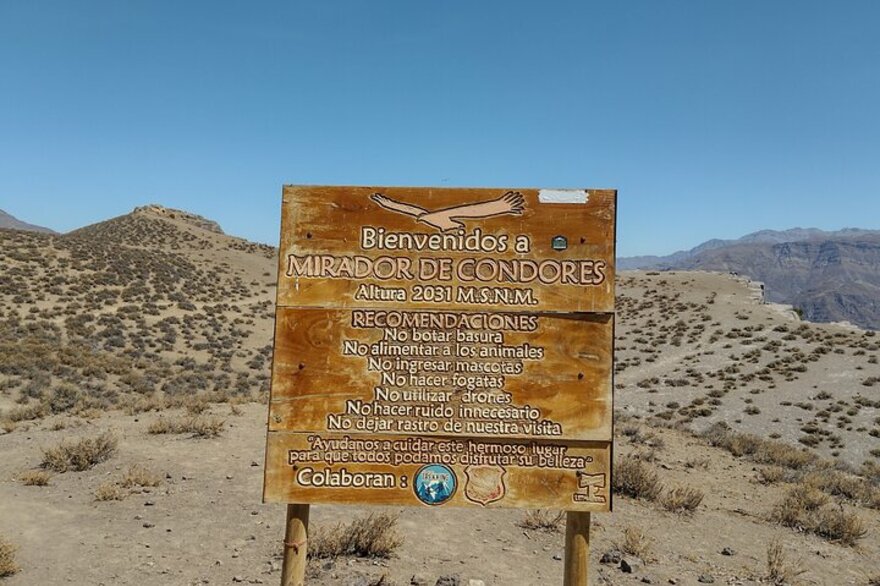 Mirador de Cóndores Cajón del Maipo trekking o Panorámico (Santiago de