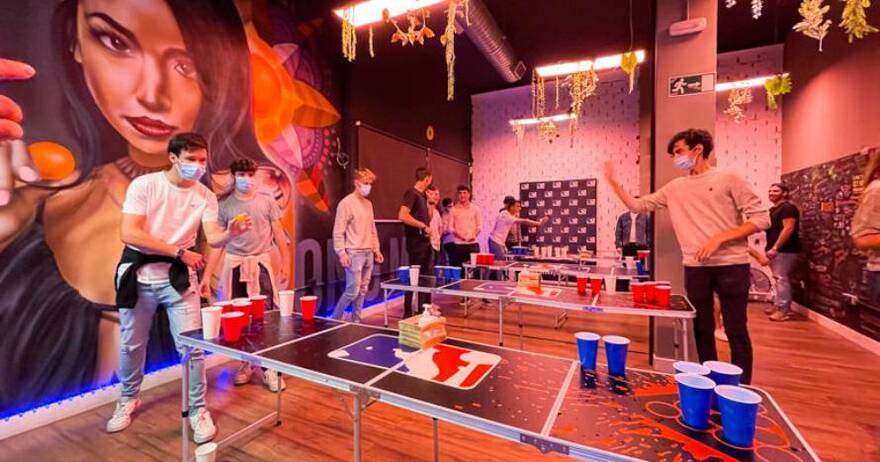 ¡el Primer Beer Pong Social Club Del Mundo Madrid Ar