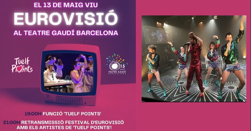 Aparte Kenia sorpresa Entradas para Tuelf Points - El musical más Eurovisivo 21% dto (Barcelona)  - Atrapalo.com