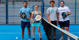 Padel en equipo! La diversin es para 4