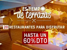 Es Tiempo de Terrazas. Hasta un 60% de dto. Es Tiempo de Terrazas. Hasta un 60% de dto.