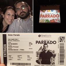 Gracias VP Heras  por esta noche llena de risas y buena energía!!! Hemos llorado de risa y nos has emocionado al final!!! Desprendes buenrollismo por los 4 costaos!!!! Un show excepcional!!! Mi recomendación: si tenéis la oportunidad no dejéis de ir a verlo al Club Capitol, magnífico cómico y magnífica persona!!!