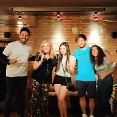 Una noche estupenda. Lo pasamos genial con unos compis guays!