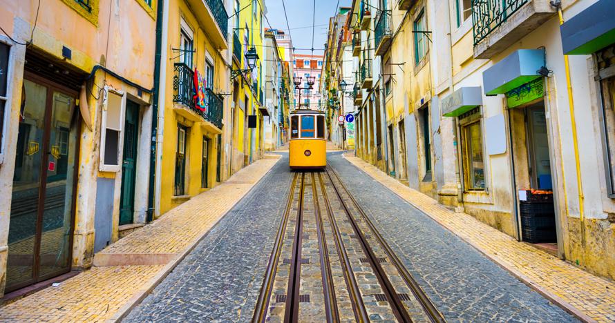 Tram en Lisboa