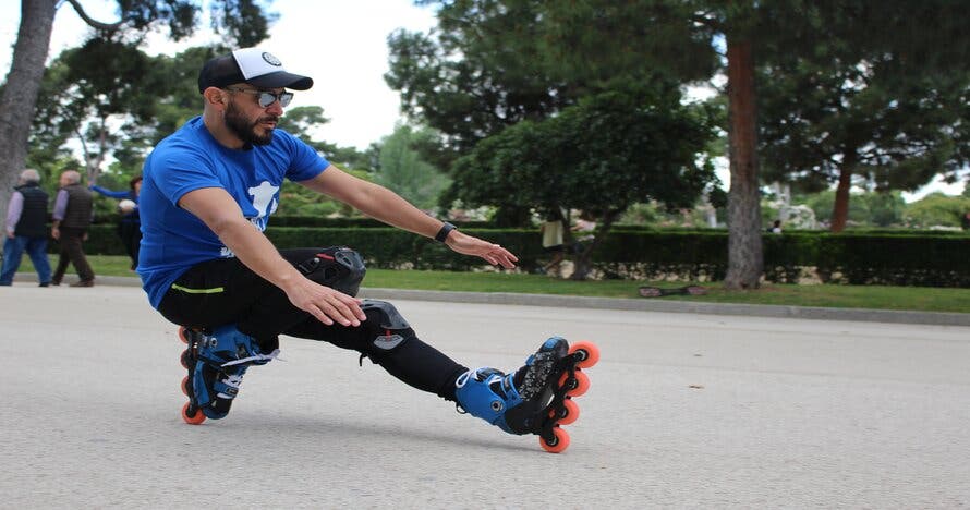 Curso de patinaje al aire libre, en El Retiro