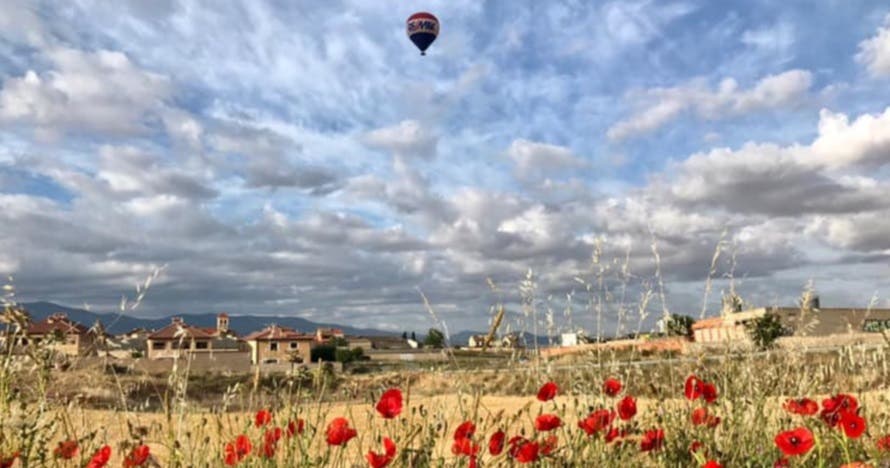Experiencia aérea en Segovia: vuelo en globo y cochinillo opcional