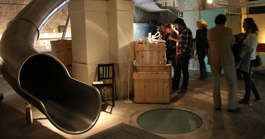 Entrada al MiBa: Museu d'idees i invents