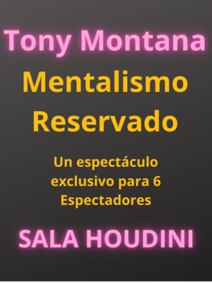 #Mentalismo reservado - 6 Espectadores - Tony Montana #Magia foto 1