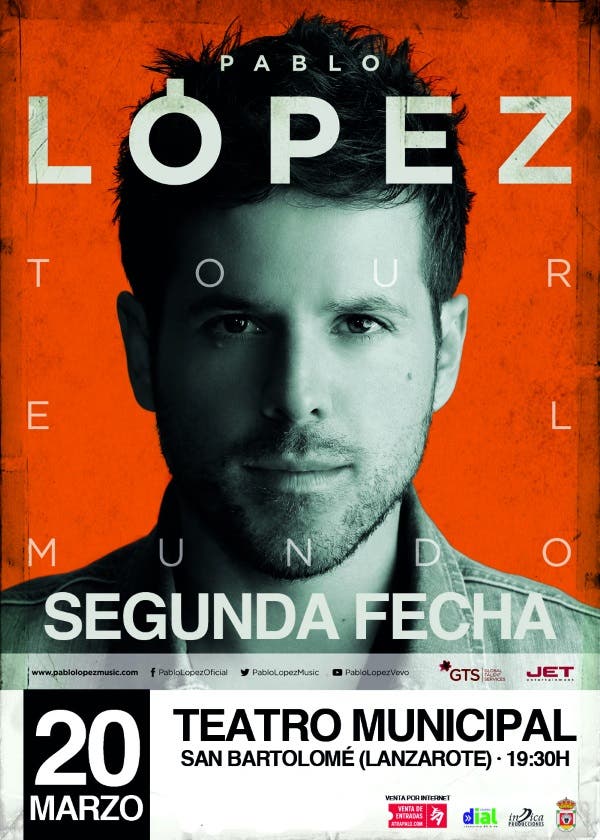 Pablo López - Tour El Mundo, en Lanzarote