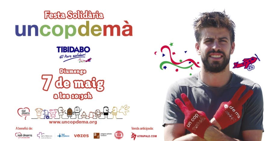 Fiesta solidaria Uncopdemà en el Tibidabo