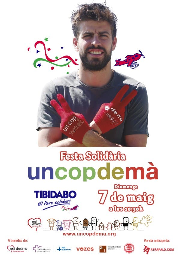 Fiesta solidaria Uncopdemà en el Tibidabo