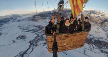 Vuela alto en Globo sobre la Cerdanya, una experiencia nica con cava