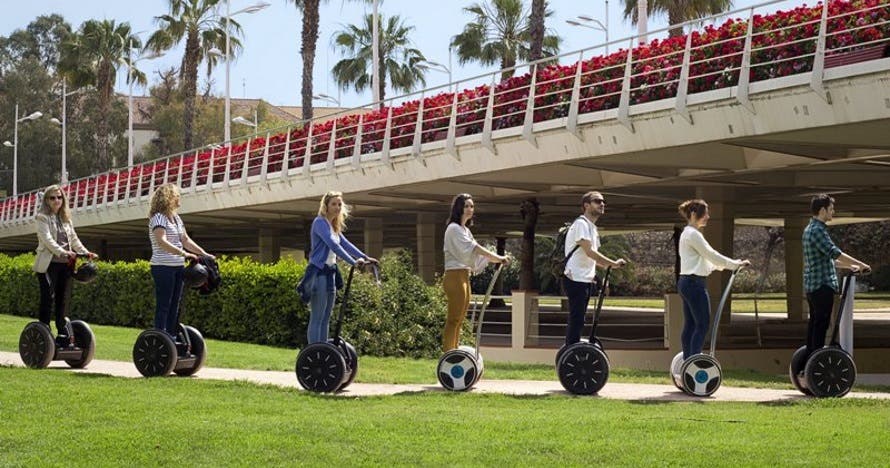 Ruta Park, la zona más verde de Valencia en Segway
