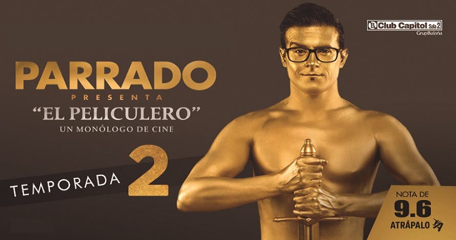 El películero, un monólogo de cine - Parrado, en Barcelona