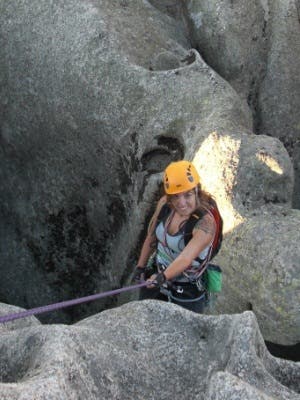 Bautismo de escalada y rapel en Madrid