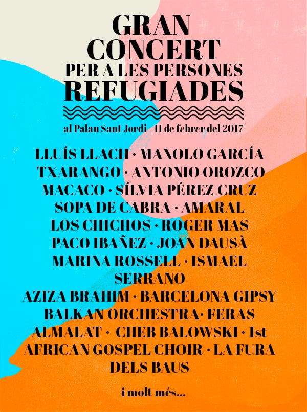 Gran concert per a les Persones Refugiades
