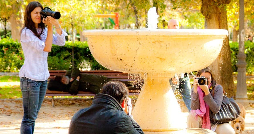 Curso de fotografía por el Parque del Retiro