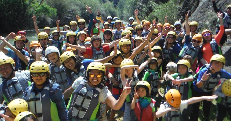 Rafting en el Cañón de Almadenes con visita a Cuevas y Fotos