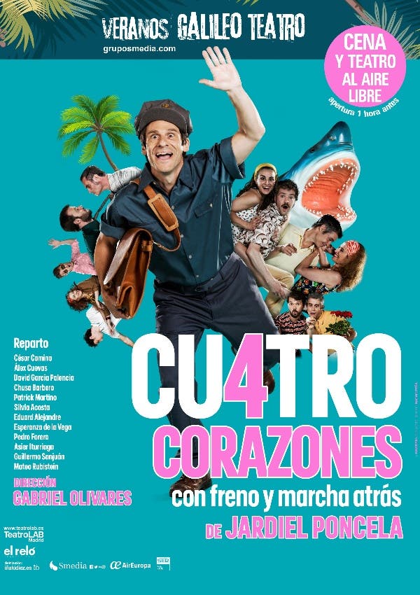 Cuatro corazones con freno y marcha atrás