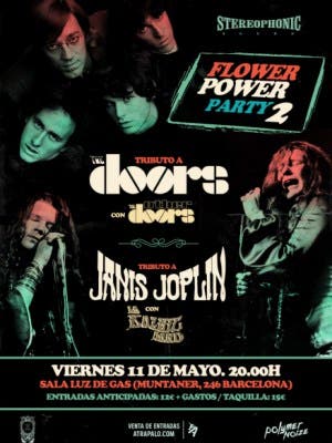 Flower Power Party - Tributo Janis Joplin y The Doors