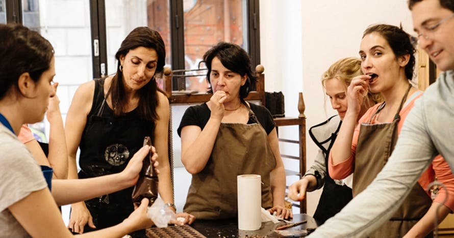 Choco artesano: Taller de chocolates del mundo y cata