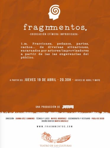 Jamming : Fragmmentos -cocreación efímera improvisada-