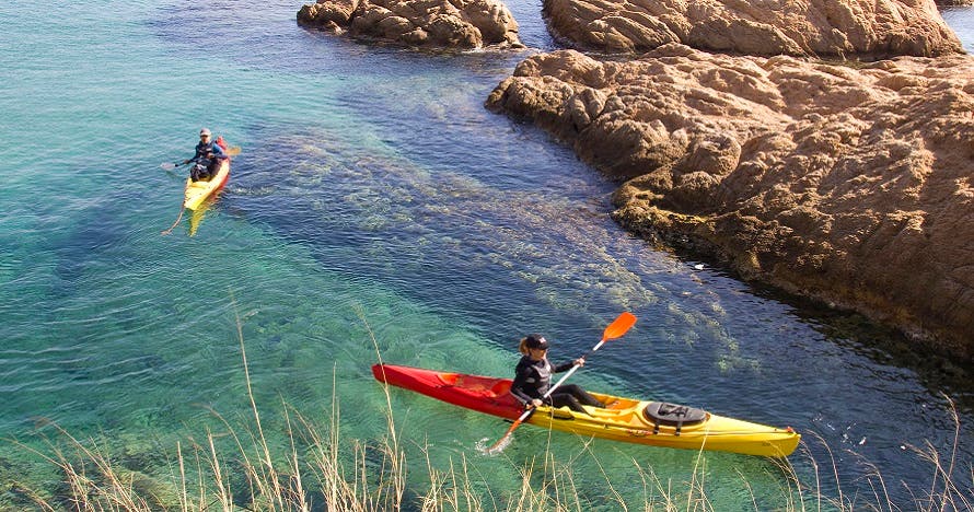 Excursión en kayak + snorkel. Ruta de las Cuevas.