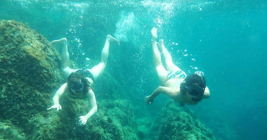 Excursión en kayak + snorkel. Ruta de las Cuevas.