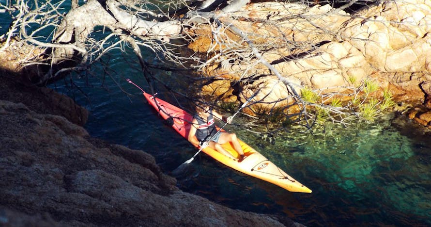 Excursión en kayak + snorkel. Ruta de las Cuevas.