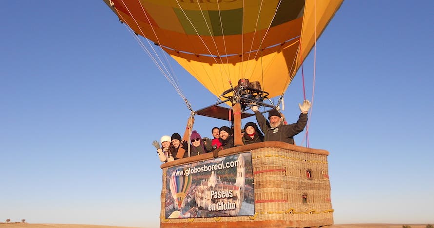 Paseos en Globo en Segovia con cava y desayuno