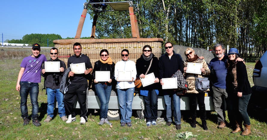 Paseos en Globo en Segovia con cava y desayuno