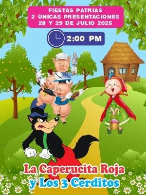 Festival de teatro infantil: Caperucita Roja y los 3 Cerditos