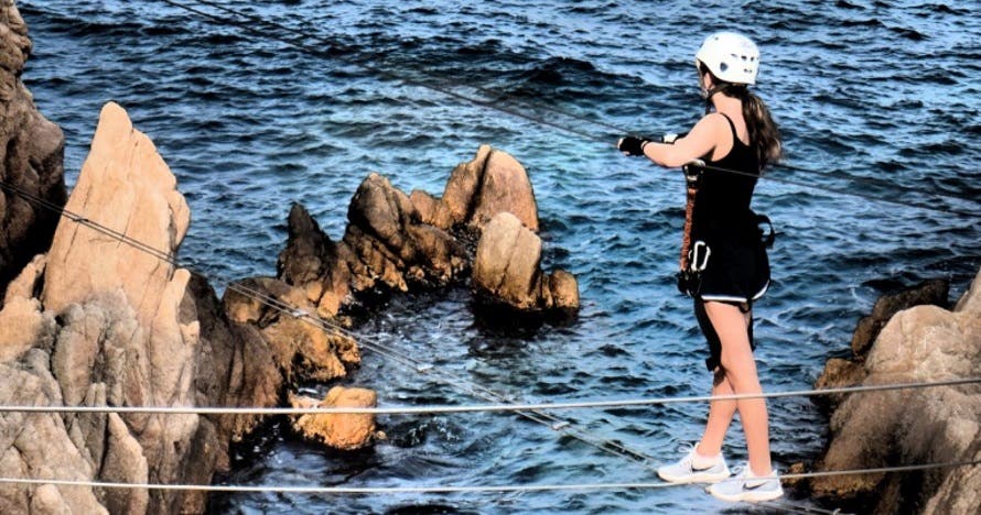Vía Ferrata la Cala del Molí (Sant Feliu de Guíxols)