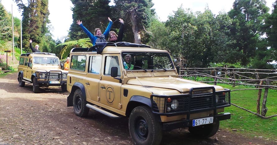Rabaçal y Acantilado en un emocionante safari 4x4 de techo abierto
