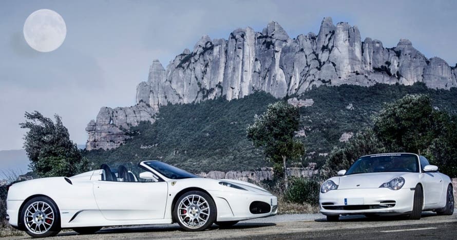 Conduce un Ferrari F430 Spider,un Porsche o un Corvette por Montserrat