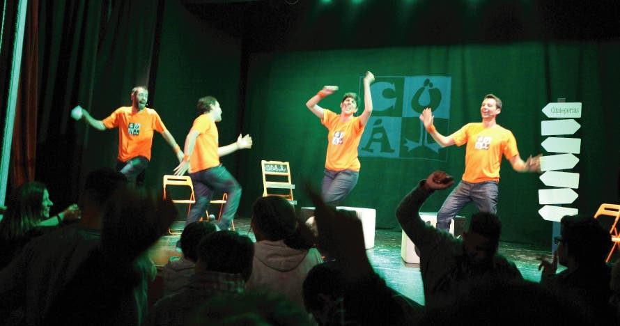 Cüá, el show de impro más ganso