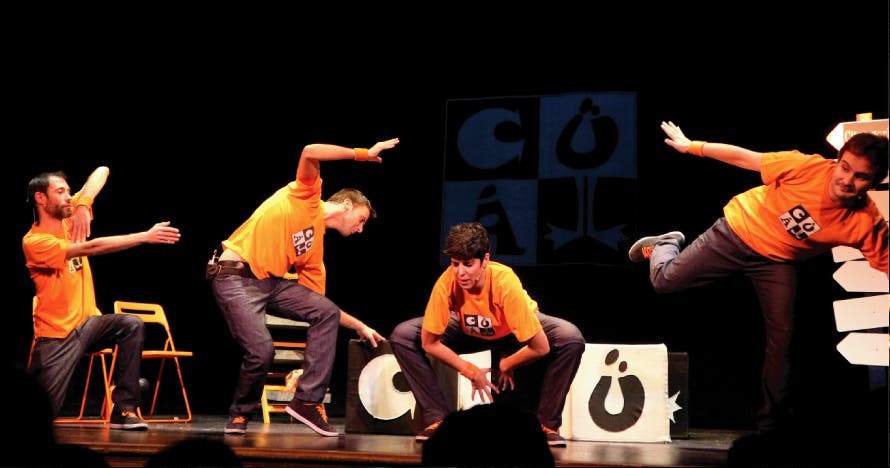 Cüá, el show de impro más ganso
