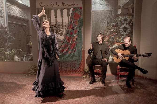 Entrada al espectáculo de flamenco en la Casa de la Memoria