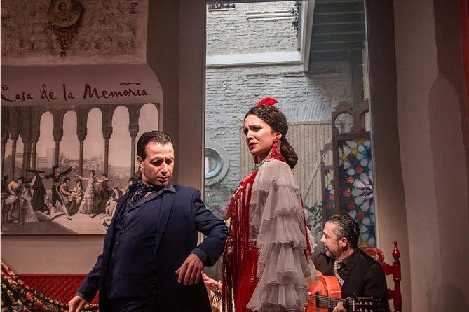 Entrada al espectáculo de flamenco en la Casa de la Memoria