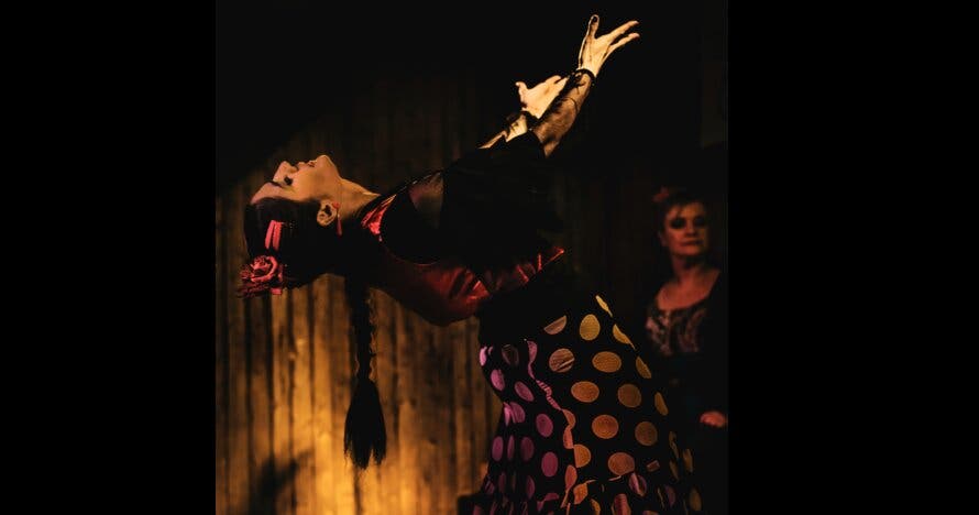 Espectáculo de flamenco local