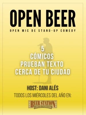 Open Beer - Open Mic de stand-up comedy