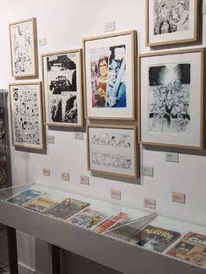 Entrada al  Museu del Còmic i la il·lustració