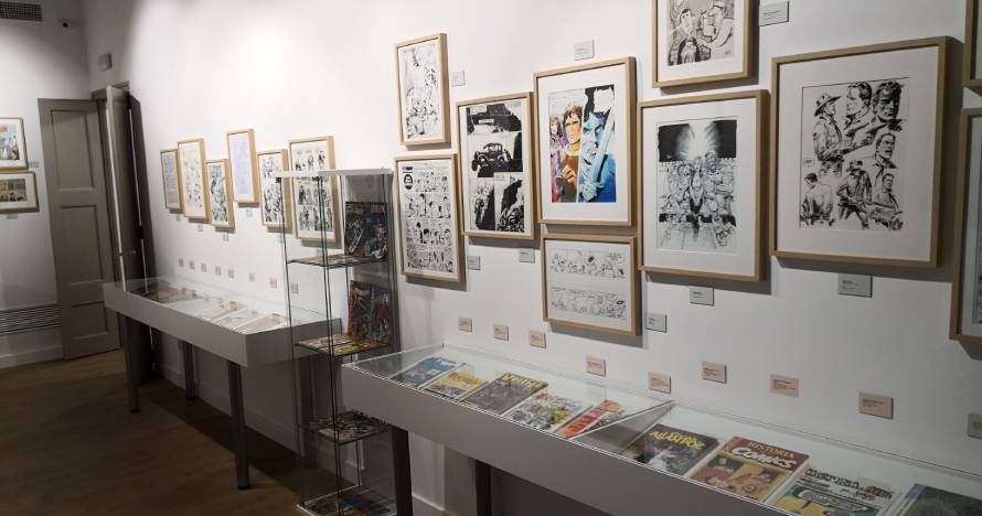Entrada al  Museu del Còmic i la il·lustració