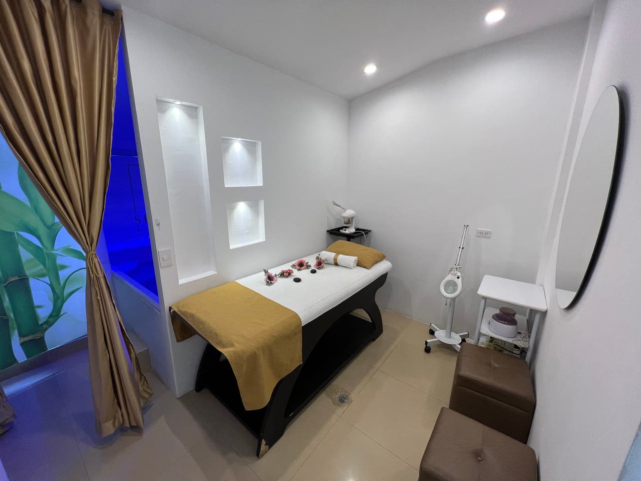 Ritual relajante en pareja, bebidas y flotarium