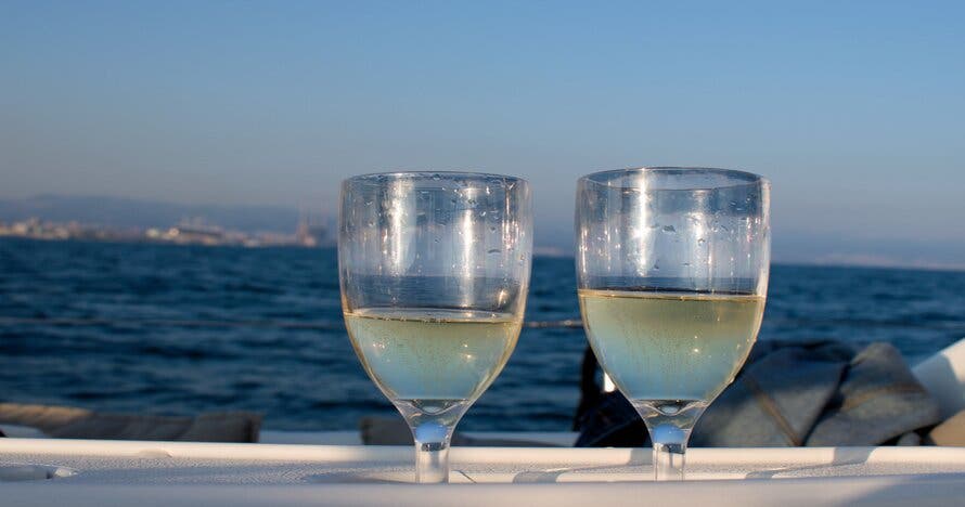 Navegación romántica en Barcelona
