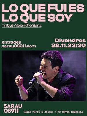 Tributo Alejandro Sanz en Sarau08911