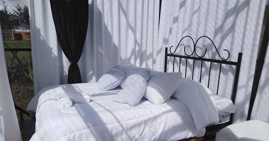 2D/1N Glamping Bungalows+Desayuno para 2 en el Sisga Jueves o Viernes